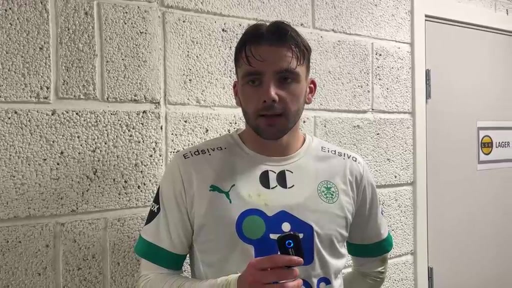 Niklas Ødegård etter LSK-kampen